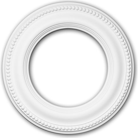 Rosone soffitto parete 156006 Profhome elemento soffitto elemento decorativo stile neoclassico bianco Ø 33 cm (1/5)