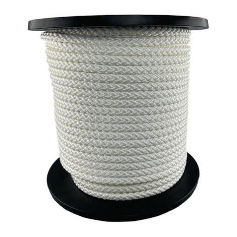 Kordel  cuerda  rueda-D.4mm  blanca  trenzado  firme  con  alma  OVERMANN (1/2)