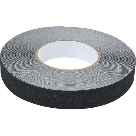 Antirutschstreifen für Treppen - selbstklebend 25 mm x 18 m schwarz