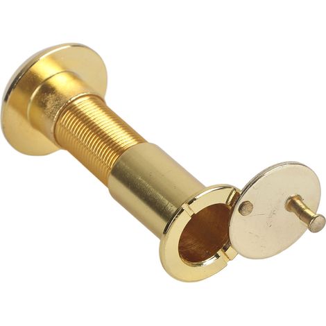 Weitwinkel-Türspion aus Glas, goldener Sicherheitsspion, breites Sichtfeld, für Haustüren, Zubehör für die Heimüberwachung (1/5)