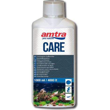 Amtra care Conditionneur d'eau pour éliminer le chlore et les métaux lourds de l'eau du robinet 1000ml