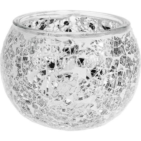 Nouveau bougeoir en verre mosaïque (1 pièce) (1/3)