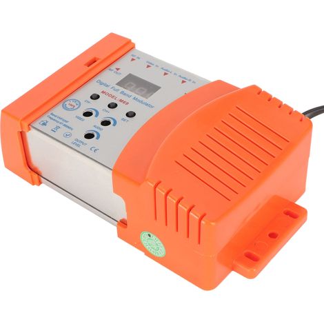 Modulateur AV vers RF compatible VHF, UHF, PAL et NTSC pour décodeurs TV avec affichage numérique, prise UE 90-240 V (1/5)