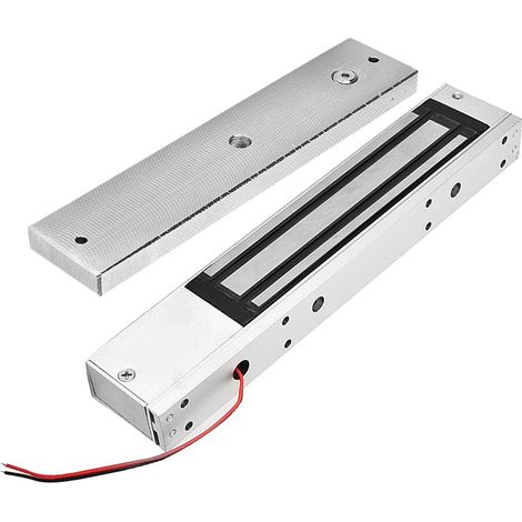 ventouse magnétique , Serrure électromagnétique Magnétique DC 12V 280KG , Serrure Magnétique électrique à Porte Unique avec Lumière LED , Serrure de Porte Magnétique électrique (1/5)