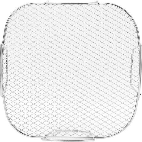 Grille de refroidissement inoxydable pour four, support anti-chute pour frites, idéal cuisine et barbecue (1/5)