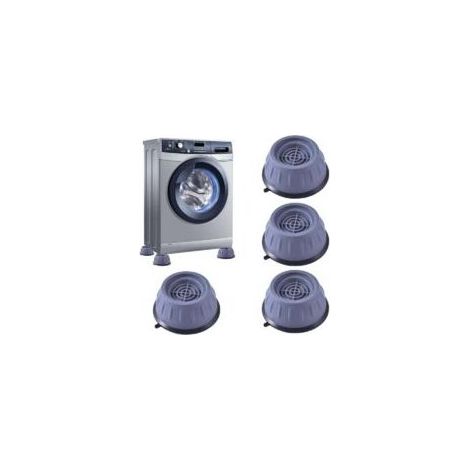 4pcs machine de lavage de pieds anti - choc, machine à laver d'amortisseur, Laveuse de pieds, Laveuse de pieds, machine à laver de tapis de pied pour la machine à laver, sécheuse et meubles, réfrigéra (1/4)
