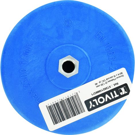 Tivoly • Spazzola in nylon M14, Lucidatore speciale, per lucidare il legno, Ø130 mm