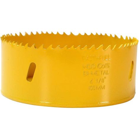 Faithfull Bi-Metal Cobalt Hole Saw 105mm for Precise Cutting and Durability