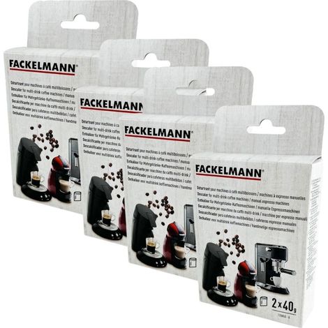 Lot de 4 détartrants pour machine à café Fackelmann Petit déjeuner