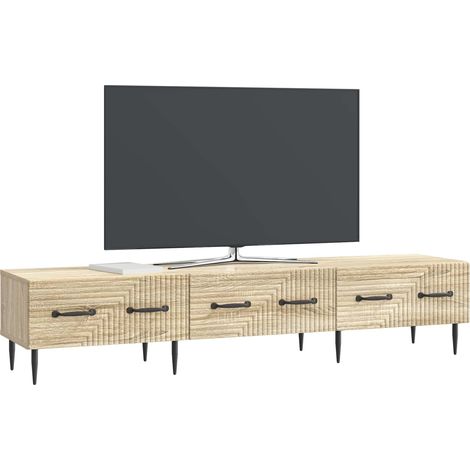 Maison Exclusive - TV-Schränk Sonoma-Eiche 147 x 34,5 x 30 cm Hol