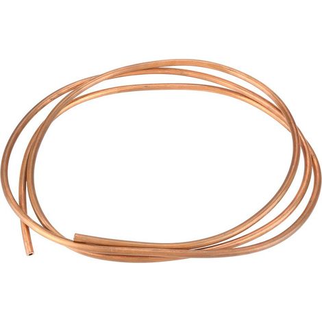 Tubes ronds en cuivre, réfrigération 6,5 pi Conductivité électrique 1 roule (1/5)