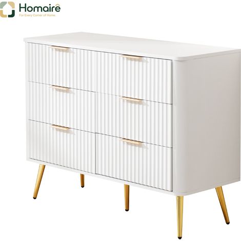 Colonnes de rangement blanc en blanc 105 x 40 x 80 cm HOMAIRE (1/5)