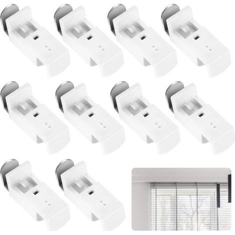 10 piezas，soportes de sujeción para persianas plisadas，soportes de sujeción para persianas venecianas，persianas plisadas opacas (1/5)