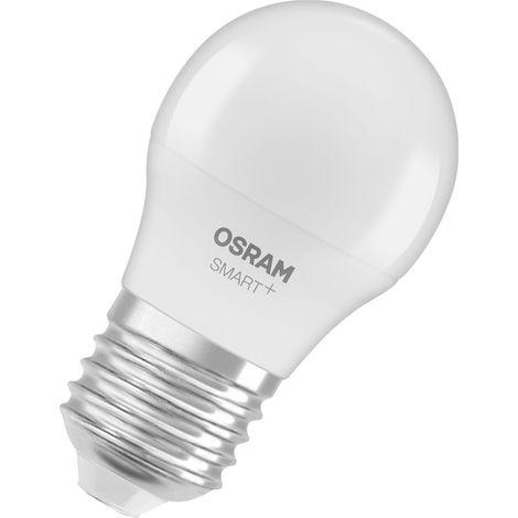 OSRAM Lampe LED SMART+ P40 RGBW E27, forme mini boule, compatible Wi-Fi, contrôlable avec application, compatible avec Matter, Alexa, Google Assistant (1/4)