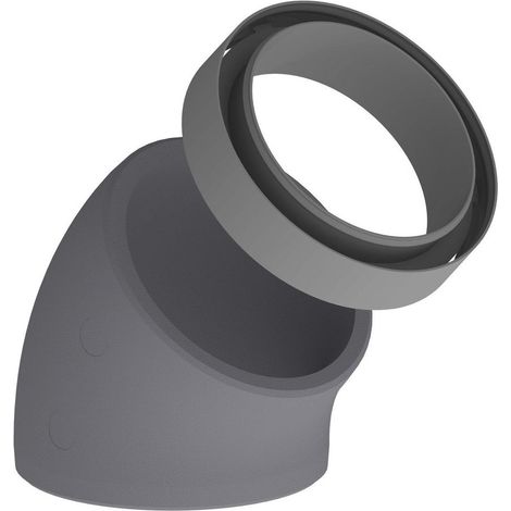 Kermi x-well Codo EPS incl. manguito NW160/15, 45 grados, Y2301160008K