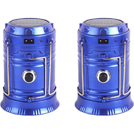 Lampes de campingLumière d'urgence ouraganLampe de tente de camping portable, bleue.139 cmVersion améliorée (1/5)