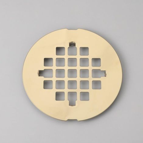 Passoire de douche ronde 14 x 15 cm antirouille (doré) (1/5)