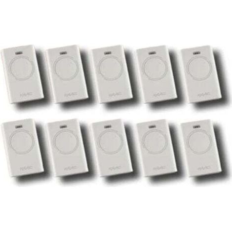 faac 10 x télécommande 2 canaux xt2 868 slh lr 787009