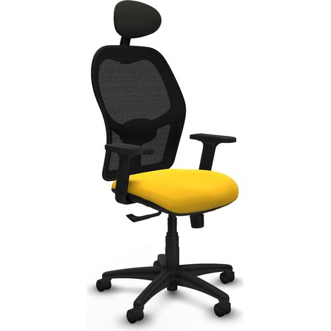 Sedia da ufficio piqueras y crespo gialla rete comoda (1/2)