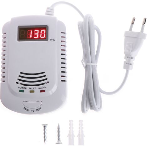 Filiyano-Détecteur de propane durable 12 V, capteur de gaz naturel, détecteur de fuites, sécurité domestique pour voiture, camping-car, testeur de