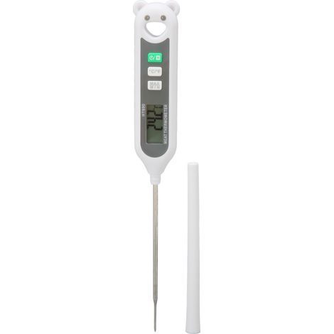 Termómetro digital para carne con pantalla LCD, tipo sonda, indicador electrónico de temperatura, 50-300 ℃, HT690 (1/5)