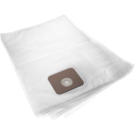 vhbw 5x Staubbeutel kompatibel mit Nilfisk Multi 30 T, 30 T VSC INOX Staubsauger - 54cm x 40cm Weiß
