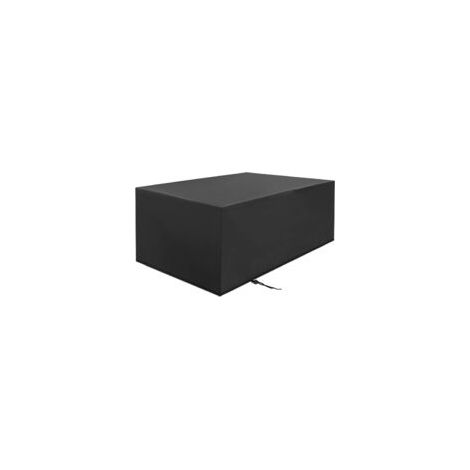 Funda para muebles de jardín, funda rectangular para mesa de jardín, funda impermeable y resistente a los rayos UV, lona exterior de tela Oxford 210D (213x132x72cm) - Crezuo