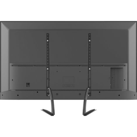 Pied TV Universel pour Téléviseurs 32"-70", Supporte Jusqu'à 35kg, Hauteur Ajustable, Montage Facile - Noir (1/5)