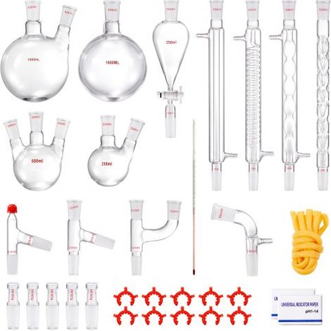 Kit de Distillation de Laboratoire Kit de Verrerie de Laboratoire (1/5)