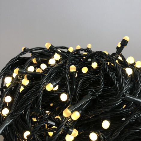 Guirlande lumineuse givrée 320 LED blanc chaud (1/5)