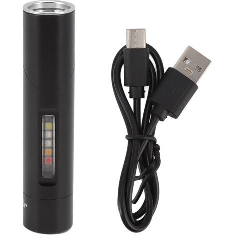 Mini flashlight with 90-degree tilting head, rechargeable magnetic LED torch (1/5)