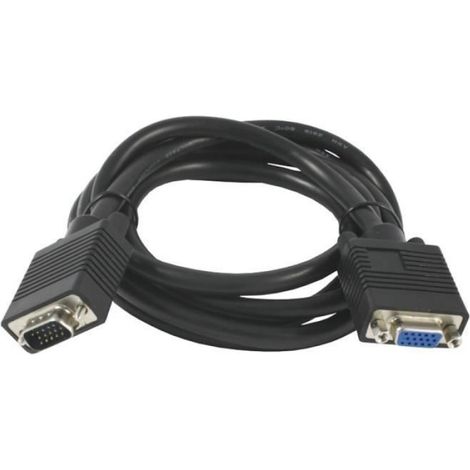 Synergy 21 S215297, 15 m, VGA (D-Sub), VGA (D-Sub), Mâle, Femelle, Noir