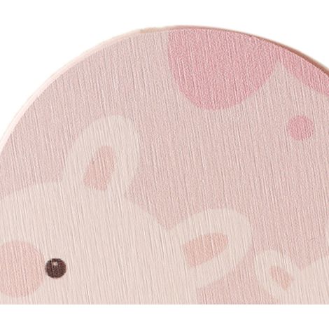 Dessous de verre en diatomite 10x10cm, absorbant l'eau, pour tasse à thé, tapis de table en terre de diatomée, motif chat rose (1/5)