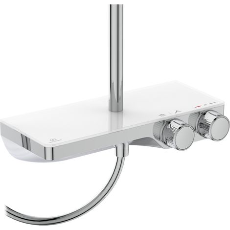 Ideal Standard Ceratherm S200 - Set doccia termostatico, diametro 25 cm, 3 getti, cromo A7331AA (1/2)