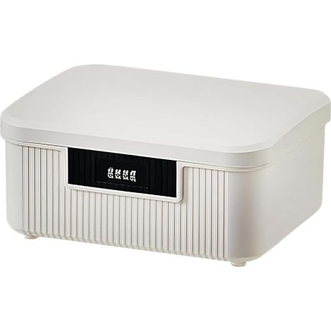 Boîte verrouillable à 2 niveaux, serrure à combinaison de 9 L, boîte à médicaments, boîte à médicaments, boîte à médicaments, petite boîte verrouillable pour médicaments, bonbons, objets de valeur