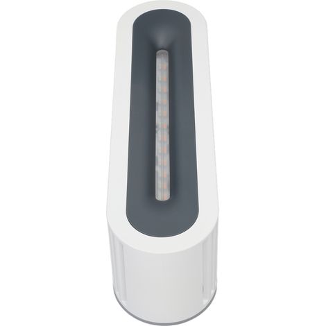 Diffuseur d'huiles essentielles 200 ml, humidificateur d'arômes, lumière flamme colorée, diffuseur de brume silencieux avec télécommande, 100-240 V, blanc, prise européenne (1/5)