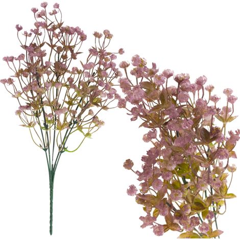 CV32157-1 Gypsophile, BOUQUET DE BRANCHES DE Gypsophile pour centre de table, 31 cm, FLEUR ARTIFICIELLE, cimetière (1/5)
