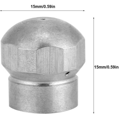 NALOOKAMIC Buse de nettoyage de tuyau avec filetage G 1/8\