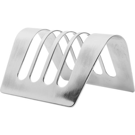 Support pour grille-pain en acier inoxydable, 12,3 x 7,7 cm, style vintage, pour la cuisson du pain, pour un usage domestique, la pâtisserie et l'organisation de la cuisine.-AquaForge (1/5)