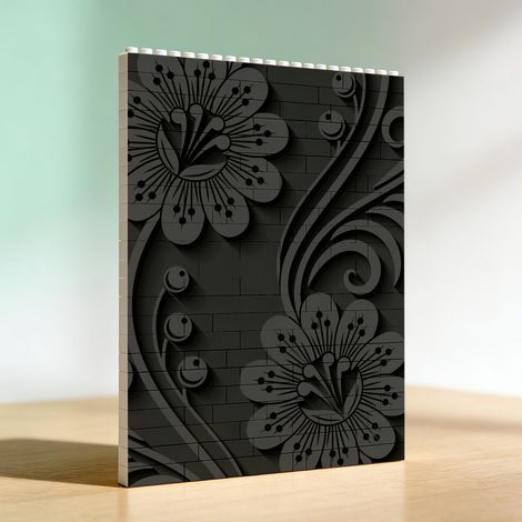 Cadre photo DIY en briques de construction, cadeau romantique pour elle pour anniversaire (1/5)