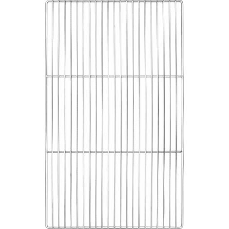 Grillrost Silber 67 x 40 cm Edelstahl
