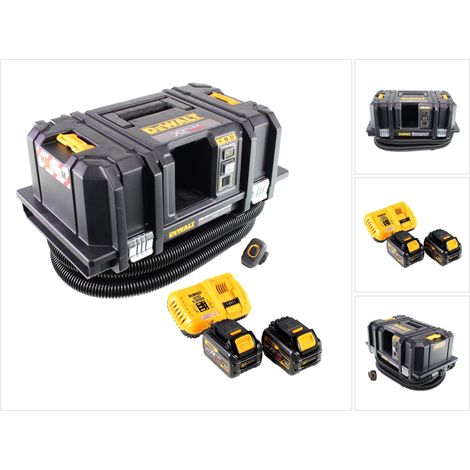 Dewalt DCV 586 MT2 Aspirateur eau et poussière sans fil 54V 11L sans balais + 2x Batteries FlexVolt 6.0Ah + Chargeur (1/5)