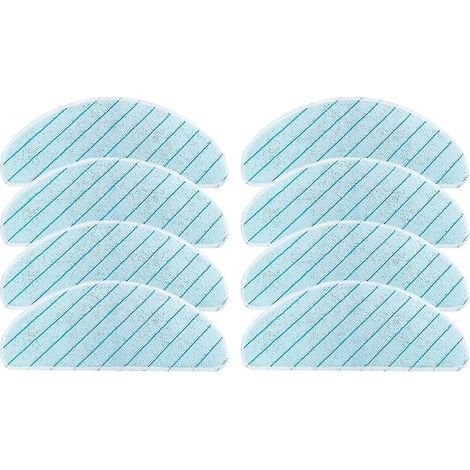 8-teiliges Wischmopp-Set für Ecovacst9 Serie T9aivi T9max Staubsauger (1/4)