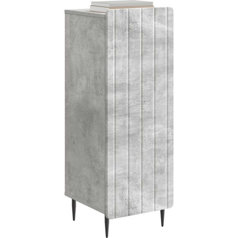 Maison Exclusive - Credenza Grigio Cemento 34,5 x 33 x 92 cm Legno ingegnerizzato