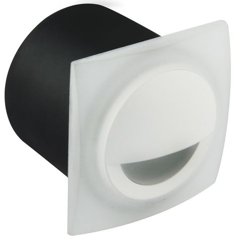 Lampada a LED per scale, 3,5 W, 210 lm, 5700 K, forma quadrata, luce bianca, modello Kami Ideus 03124 (1/2)