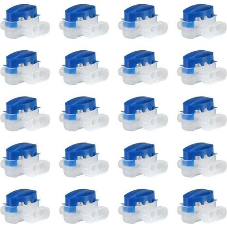 SABIR Lot de 20 Connecteurs de Cable Remplis des Résines pour Robot Tondeuse Automower (1/4)