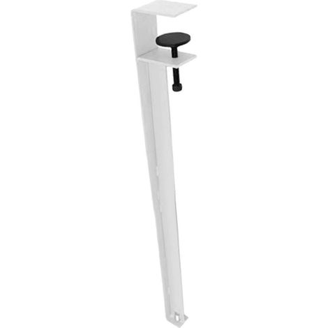 Pieds de table portables en métal avec système de fixation par clips, adaptés aux bureaux d'ordinateur, bureaux de bureau et tables d'appoint. Noir, 71 cm. 2025 (1/5)