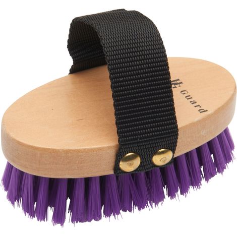 Horse Guard Mini Kardätsche, lila - Pflegebürste für Pferde