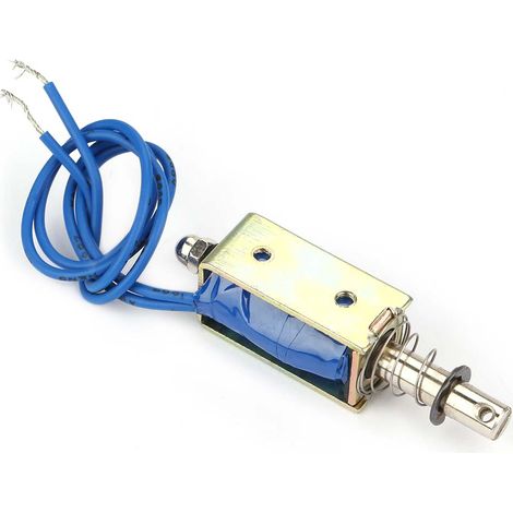 Commande d'automatisation 6/12/24 V CC 300 mA Électroaimant de traction CC 5 N Portée rétractable 10 mm (24 V)