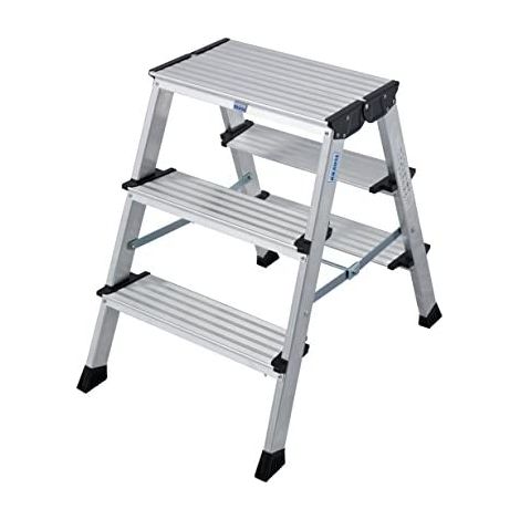 Krause Treppo 126030 Escalera plegable aluminio plateado (1/5)